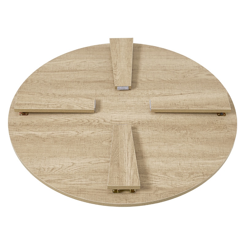 萩原 折りたたみテーブル　丸型　φ88cm ナチュラル MT-6869-NA 1台（ご注文単位1台）【直送品】