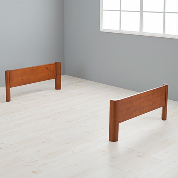 萩原 組立簡単 すのこベッド シングル ディープブラウン WB-7712S-DBR 1台(ご注文単位1台)【直送品】