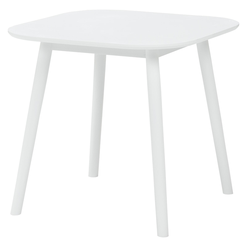 萩原 ダイニング3点セット 角テーブル・チェア2脚 ホワイト BT-8627WH54WH3S 1セット(ご注文単位1セット)【直送品】