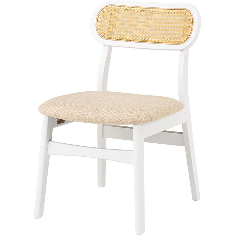 萩原 ダイニング3点セット 角テーブル・チェア2脚 ホワイト BT-8627WH54WH3S 1セット(ご注文単位1セット)【直送品】