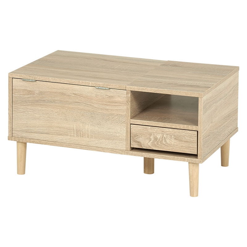 萩原 2WAYドレッサーテーブル　幅75cm ナチュラル RD-1125NA 1台（ご注文単位1台）【直送品】