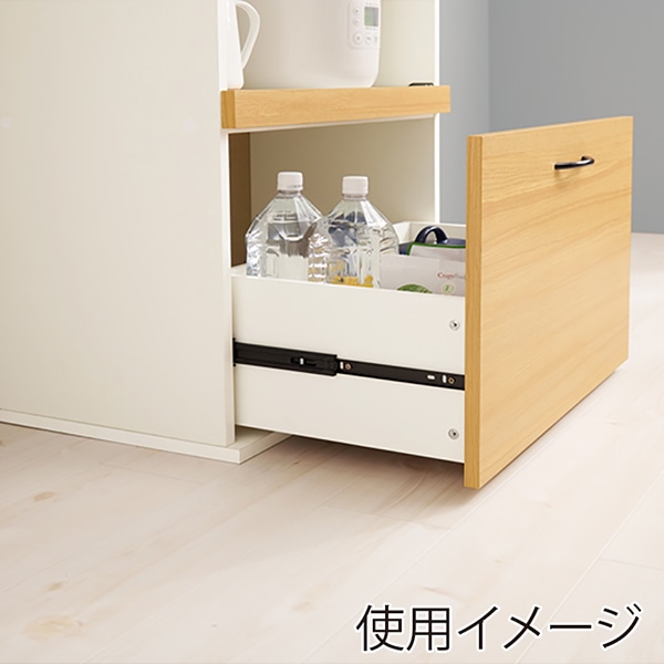 萩原 キッチンキャビネット 幅60cm Aタイプ ホワイト RCC-1492WH-AS 1台(ご注文単位1台)【直送品】