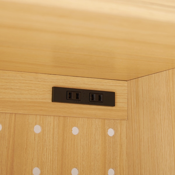 萩原 キッチンキャビネット 幅60cm Dタイプ ナチュラル RCC-1493NA-BS 1台(ご注文単位1台)【直送品】