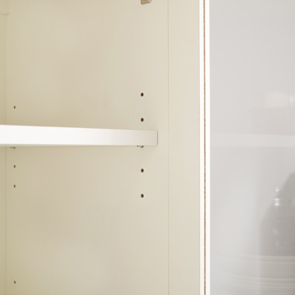 萩原 キッチンキャビネット　幅60cm Dタイプ　ホワイト RCC-1493WH-BS 1台（ご注文単位1台）【直送品】