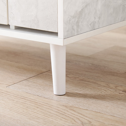 萩原 2WAYドレッサーテーブル 幅75cm マーブルホワイト RD-1125MWH 1台(ご注文単位1台)【直送品】