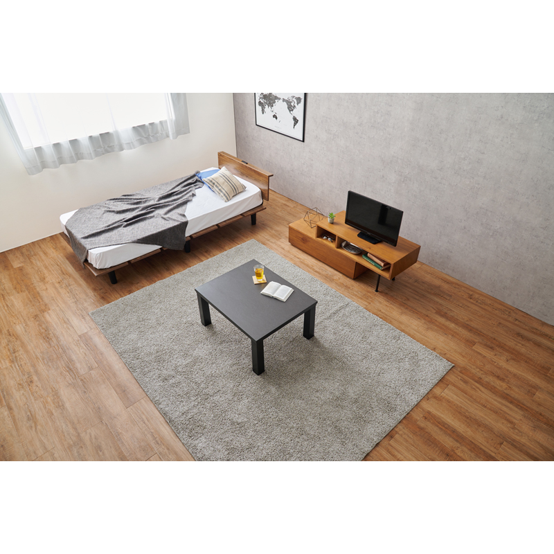 萩原 カジュアルコタツ 75×60 グレー KOT-7312-7560MGY 1台（ご注文単位1台）【直送品】