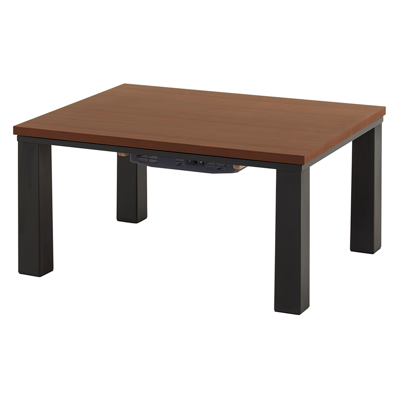 萩原 カジュアルコタツ 75×60 ウォルナット KOT-7312-7560WN 1台（ご注文単位1台）【直送品】