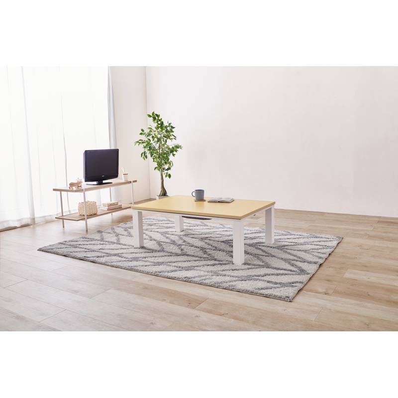 萩原 カジュアルコタツ 105×70 ナチュラル KOT-7312-105NA 1台（ご注文単位1台）【直送品】