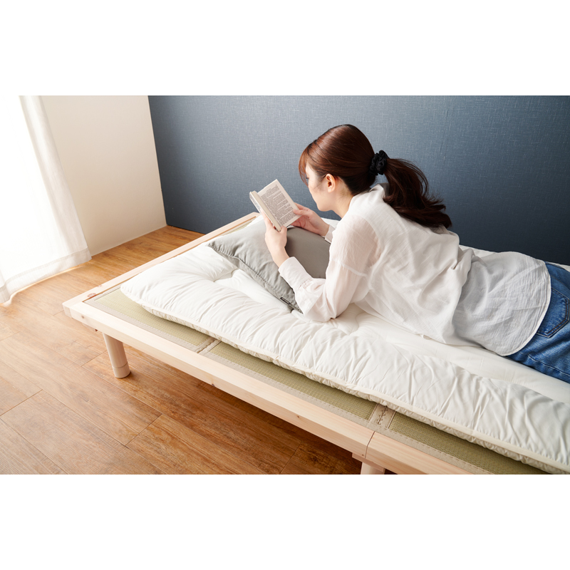 萩原 畳ベッド シングル 貴船 WB-7722Sキフネ 1台(ご注文単位1台)【直送品】