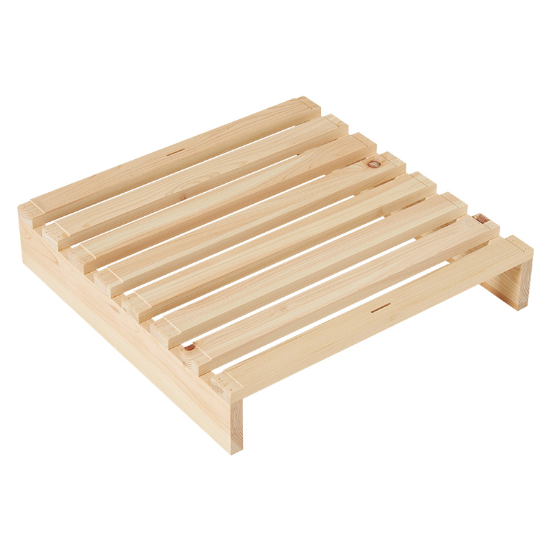 萩原 パレットベッド 追加床板 国産ひのき材 50×50cm 4枚組 WB-7723S4 1セット(ご注文単位1セット)【直送品】