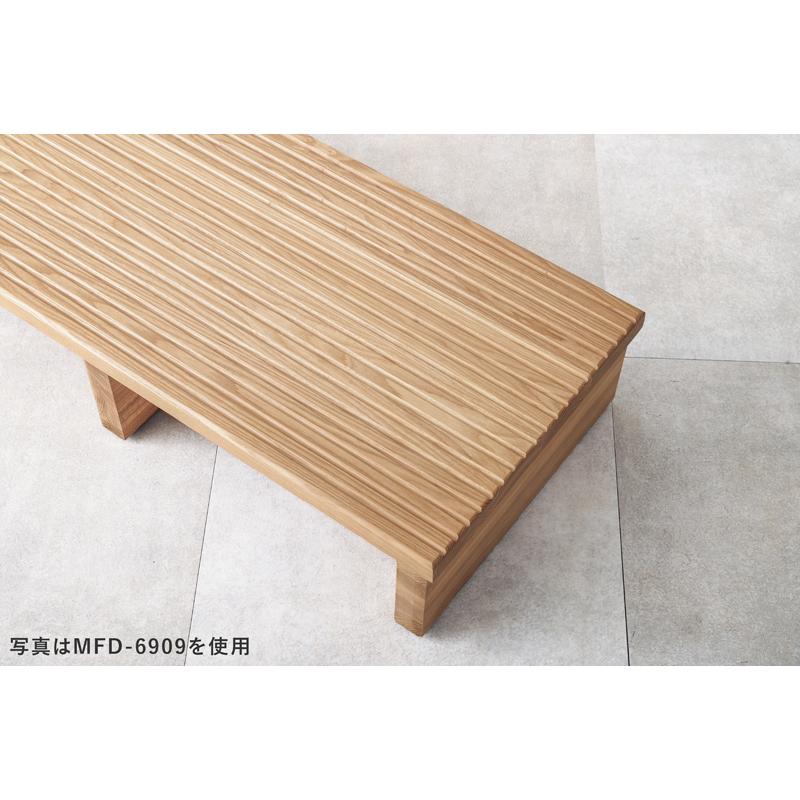 萩原 手すり付き玄関踏み台 両側 ハイタイプ 74cm ナチュラル MFD-6908NA 1台（ご注文単位1台）【直送品】
