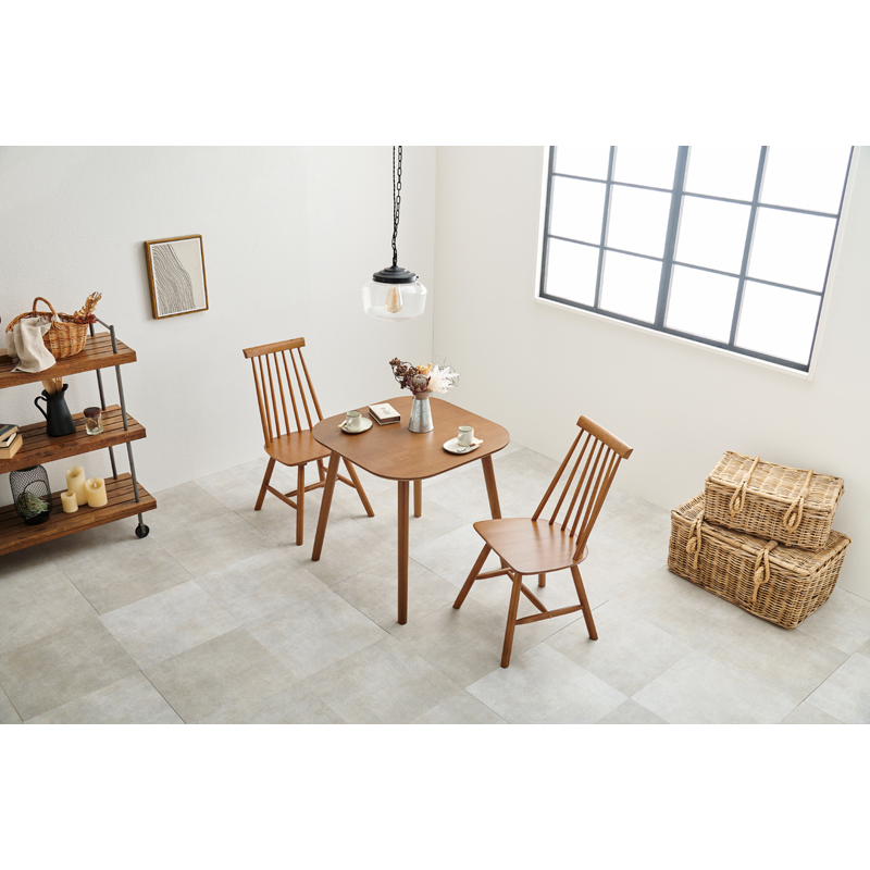萩原 エマ ダイニング3点セット ライトブラウン BT-8627-43LBR-3S 1セット(ご注文単位1セット)【直送品】
