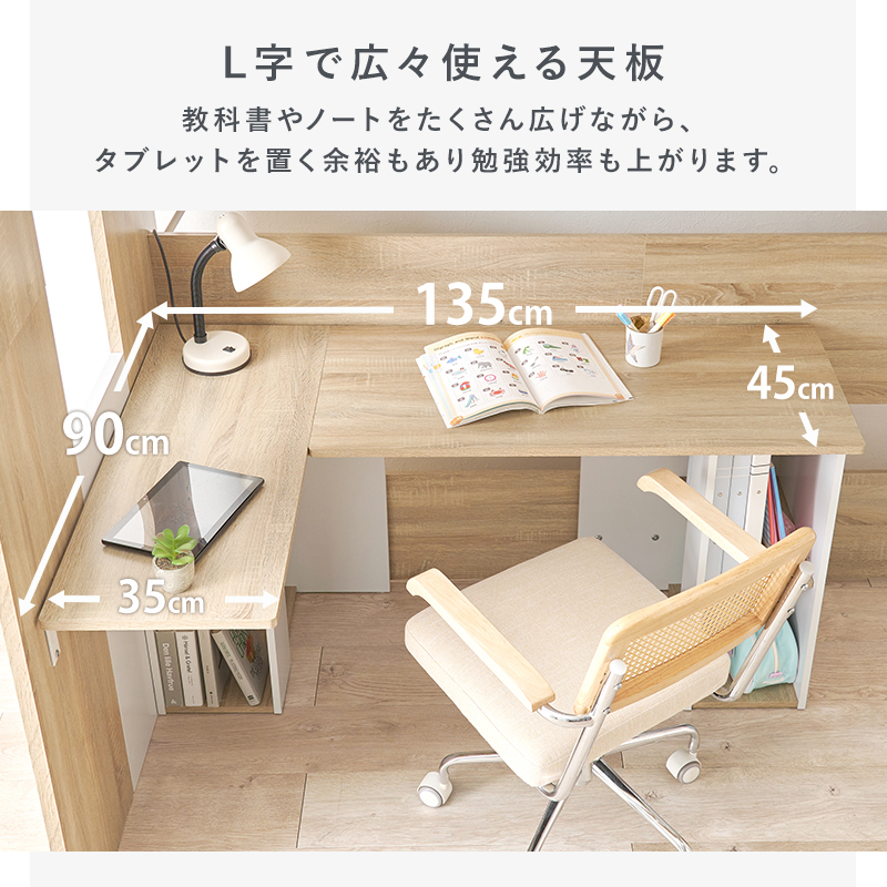 萩原 システムロフトベッド グレー RB-1643S-GY 1台(ご注文単位1台)【直送品】