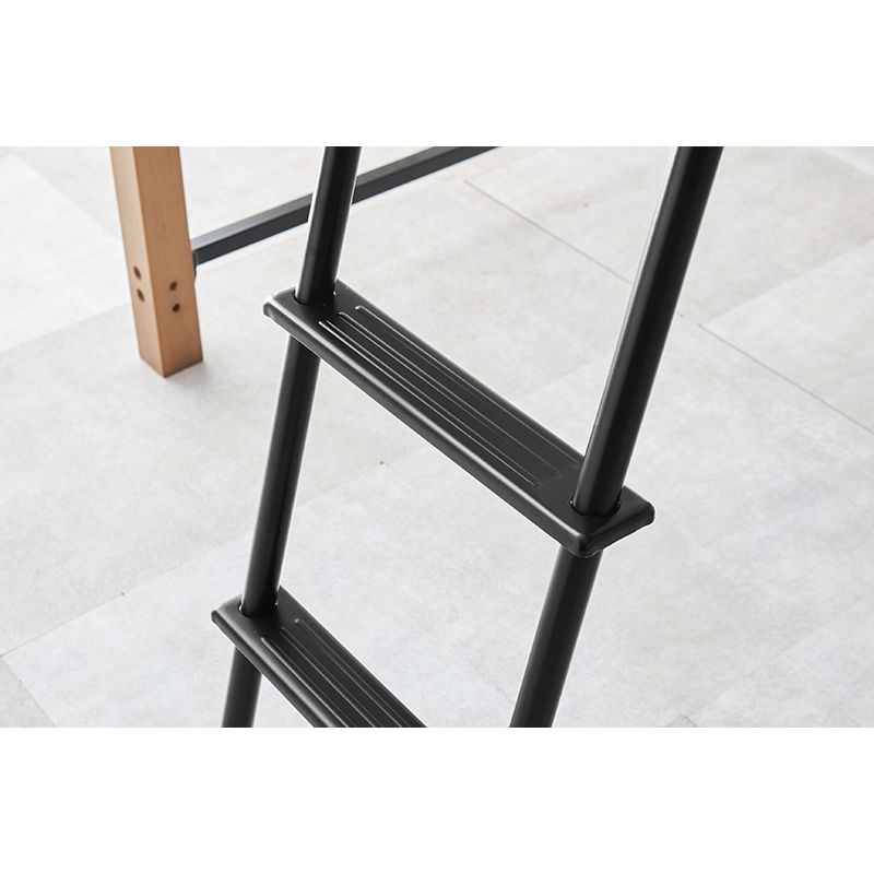 萩原 ロフトベッド ロータイプ ライトブラウン/ブラック MB-5157LBR 1台(ご注文単位1台)【直送品】