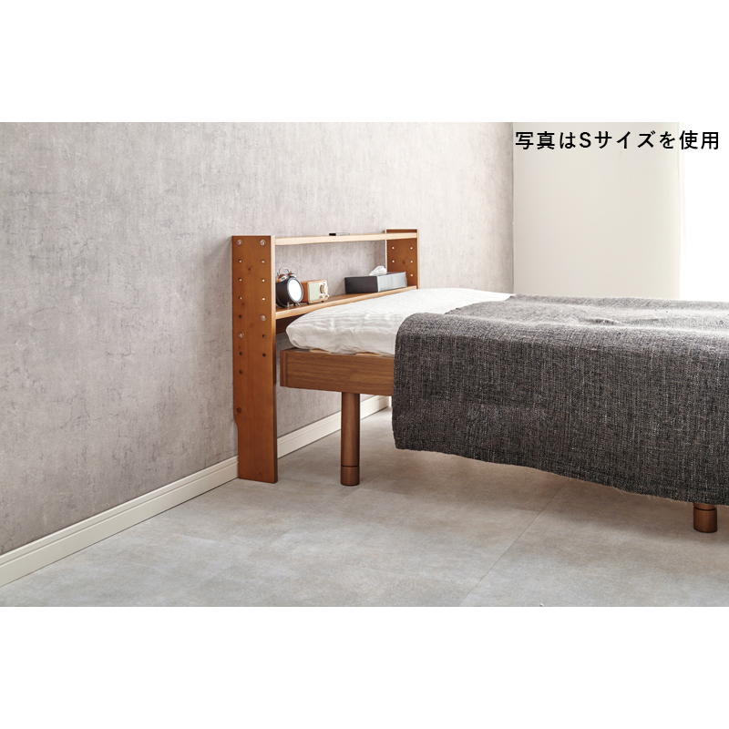 萩原 ヘッドボード セミシングル ライトブラウン WH-7710SSS-LBR 1台（ご注文単位1台）【直送品】