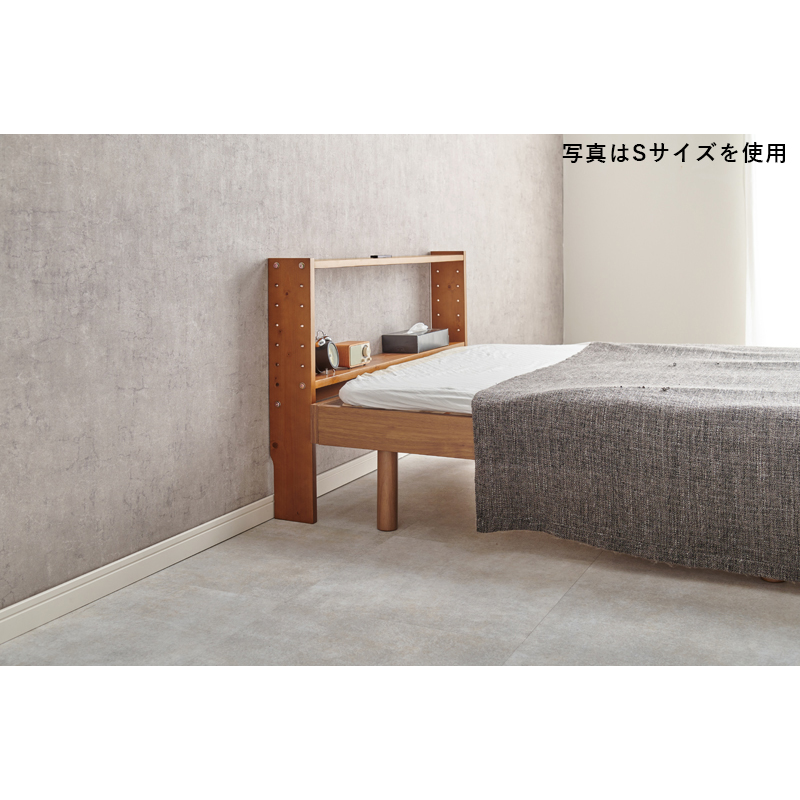 萩原 ヘッドボード セミシングル ライトブラウン WH-7710SSS-LBR 1台（ご注文単位1台）【直送品】
