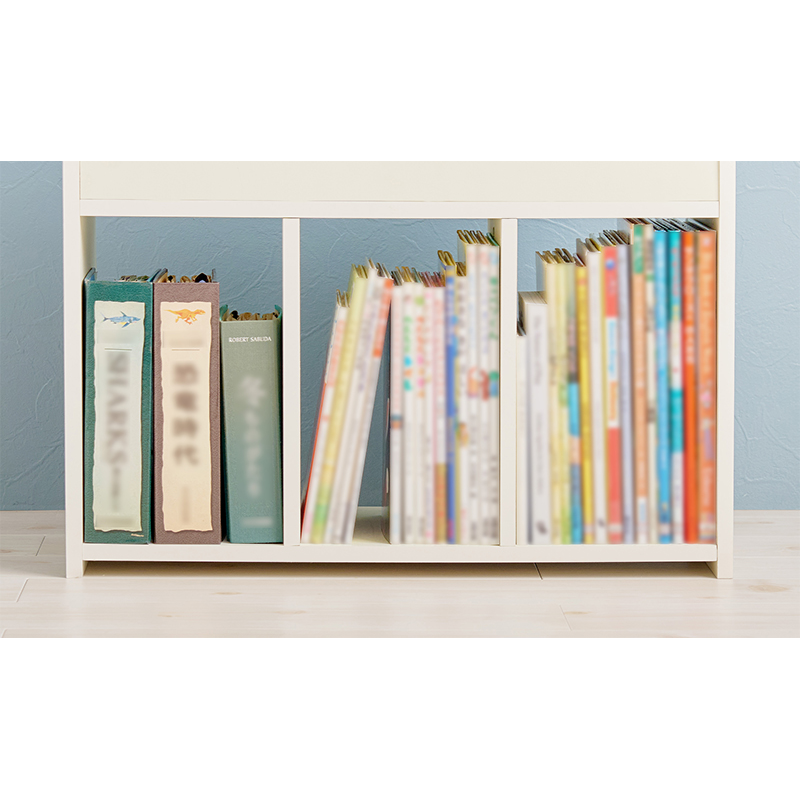 萩原 絵本ラック 幅63cm ホワイト RCC-1608WH 1台(ご注文単位1台)【直送品】