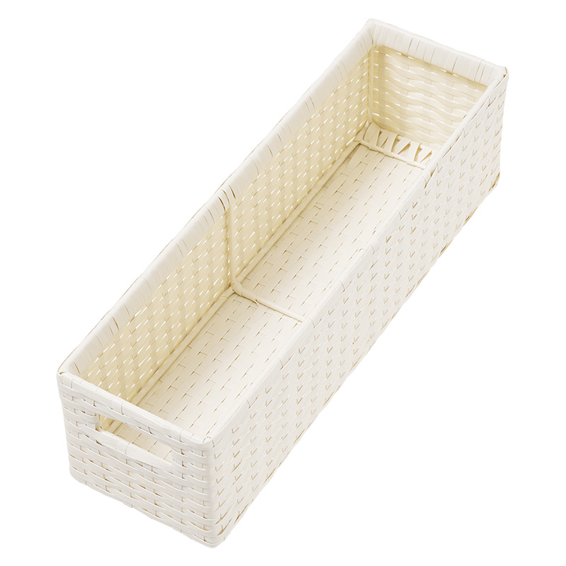 萩原 ランドリーチェスト 幅15cm ホワイト RAN-2459WH 1台(ご注文単位1台)【直送品】