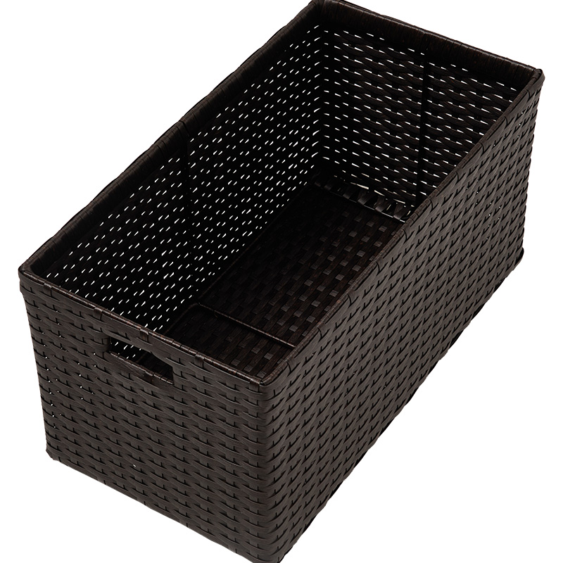 萩原 ランドリーチェスト 幅25cm ダークブラウン RAN-2461DBR 1台(ご注文単位1台)【直送品】