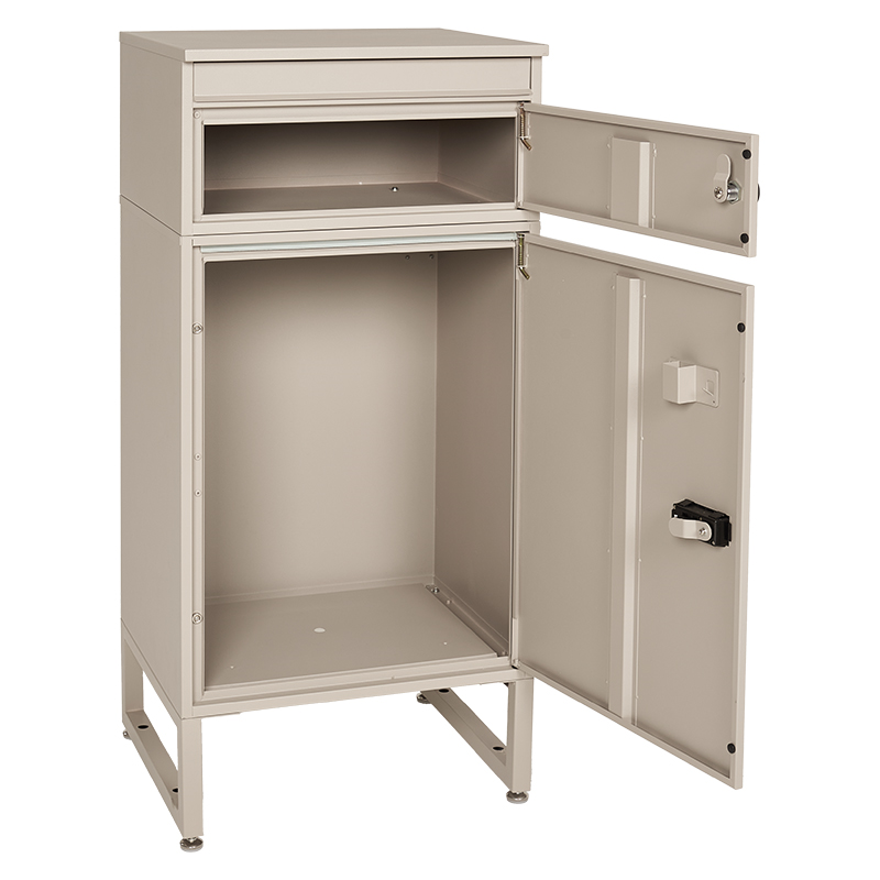 萩原 宅配ボックス 幅45cm ライトベージュ LPS-4991BE 1台（ご注文単位1台）【直送品】