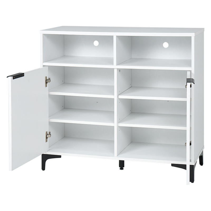 萩原 キャビネット 幅90cm ホワイトウォッシュ RCC-1524WH 1台(ご注文単位1台)【直送品】