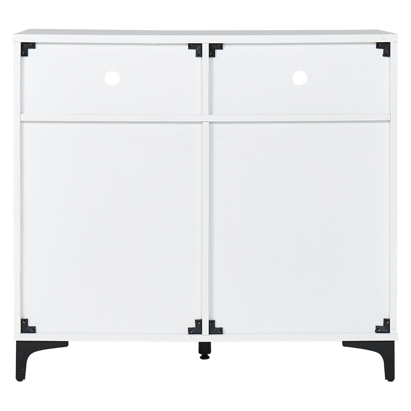 萩原 キャビネット 幅90cm ホワイトウォッシュ RCC-1524WH 1台(ご注文単位1台)【直送品】