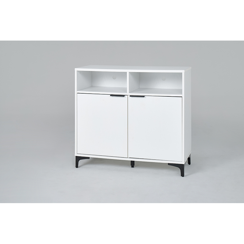 萩原 キャビネット 幅90cm ホワイトウォッシュ RCC-1524WH 1台(ご注文単位1台)【直送品】