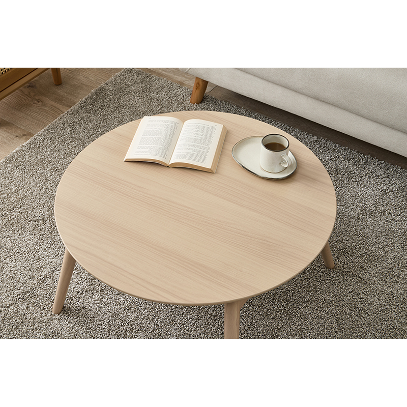 萩原 折りたたみこたつ ブラーナ 68cm ライトナチュラル ブラーナ68LN 1台（ご注文単位1台）【直送品】