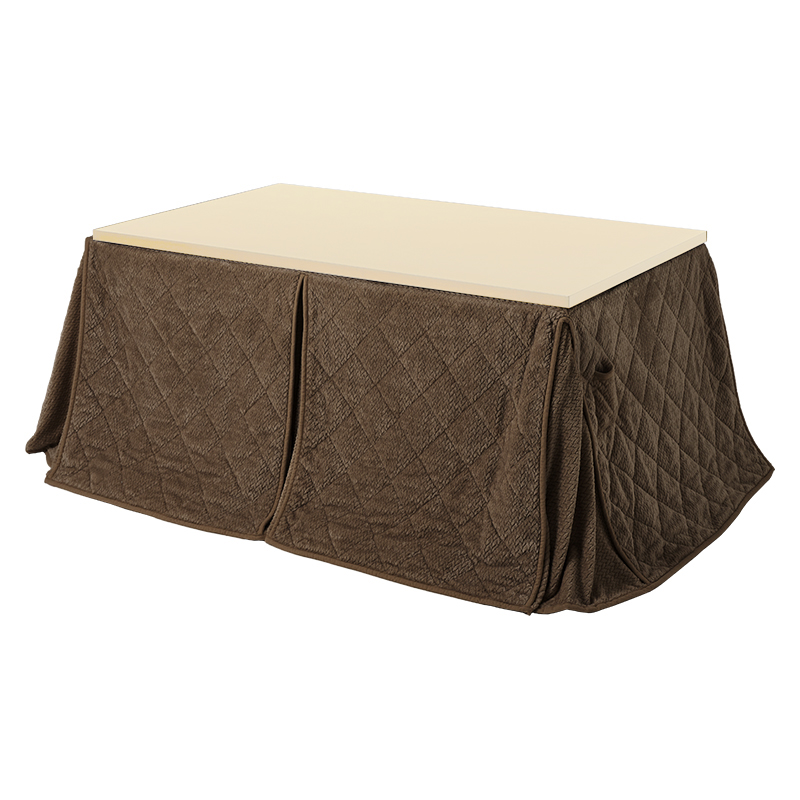 萩原 こたつ掛布団 ハイタイプ 150×90用 ブラウン ポカFH150-BR 1台（ご注文単位1台）【直送品】