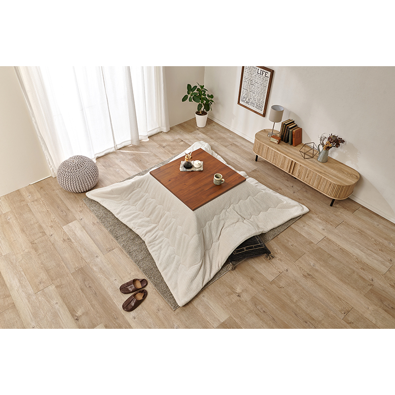 萩原 こたつ タリス 75×75 掛布団セット ポカアイボリー タリスK75+ポカ80-IV 1セット（ご注文単位1セット）【直送品】