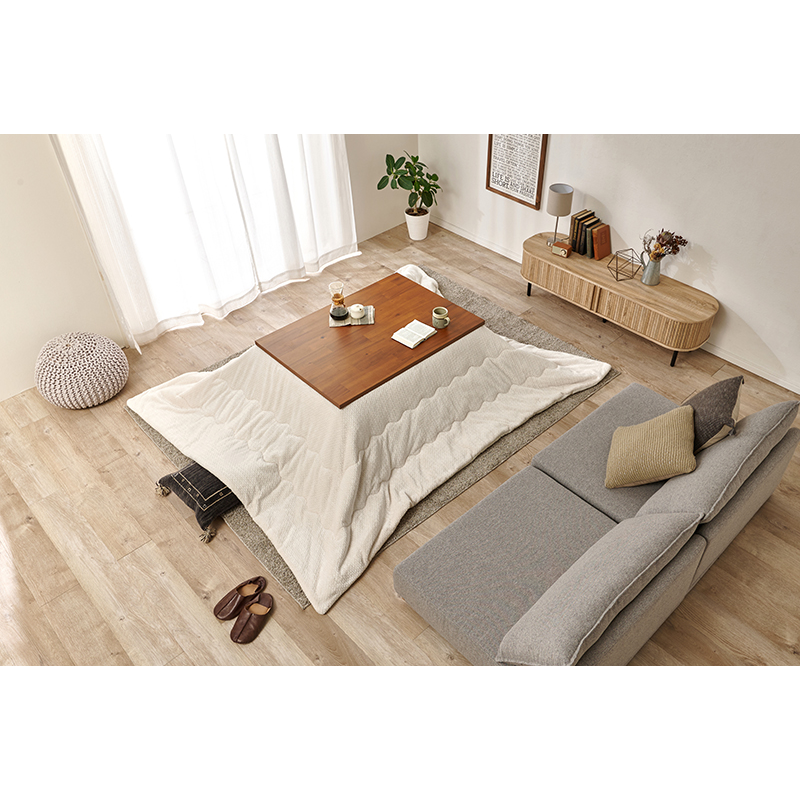 萩原 こたつ タリス 105×75 掛布団セット ポカアイボリー タリスK105+ポカ120-IV 1セット（ご注文単位1セット）【直送品】