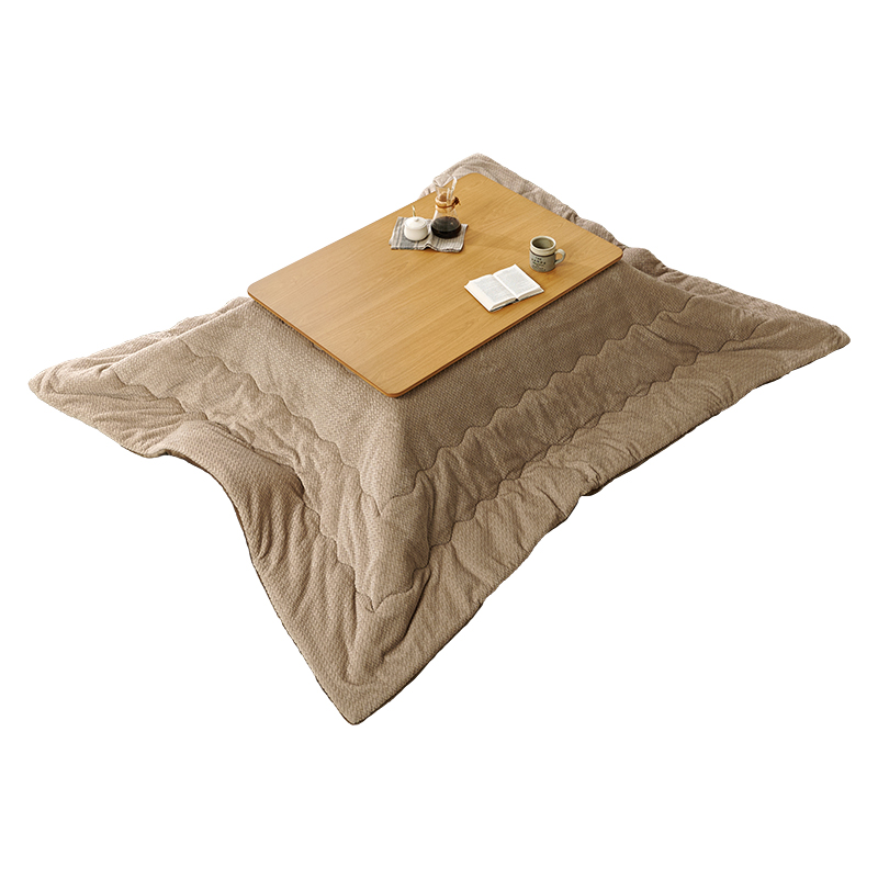 萩原 こたつ リノ 105×75 掛布団セット ナチュラル／ポカグレージュ リノCF105NA+ポカUF120GG 1セット（ご注文単位1セット）【直送品】