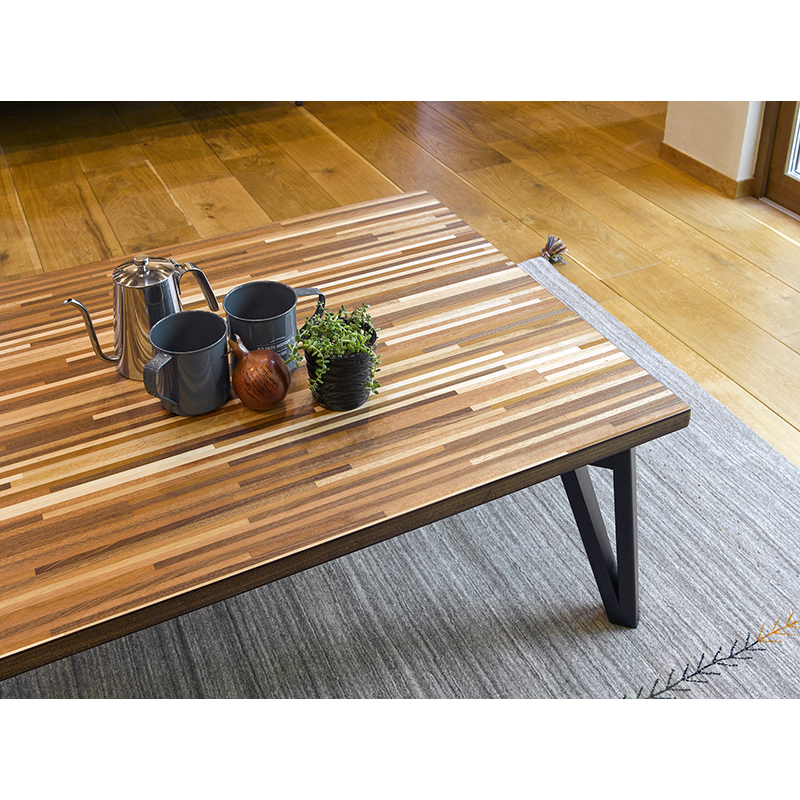 萩原 こたつ ルーン 120×75 掛布団セット ブラウン／ポカアイボリー ルーン120WN+ポカUF120-IV 1セット（ご注文単位1セット）【直送品】