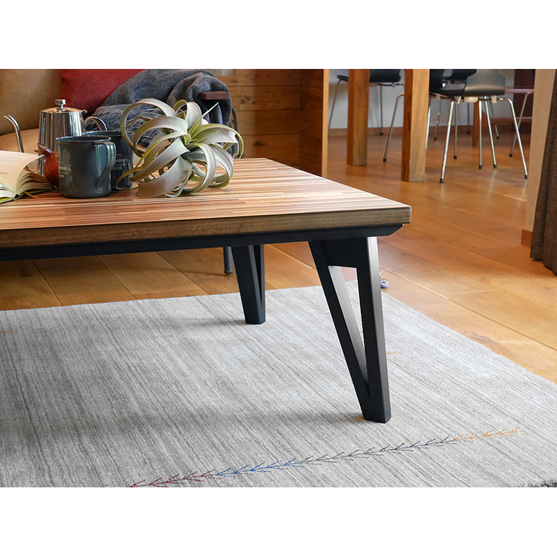 萩原 こたつ ルーン 150×80 掛布団セット ブラウン／ポカアイボリー ルーン150WN+ポカUF150-IV 1セット（ご注文単位1セット）【直送品】