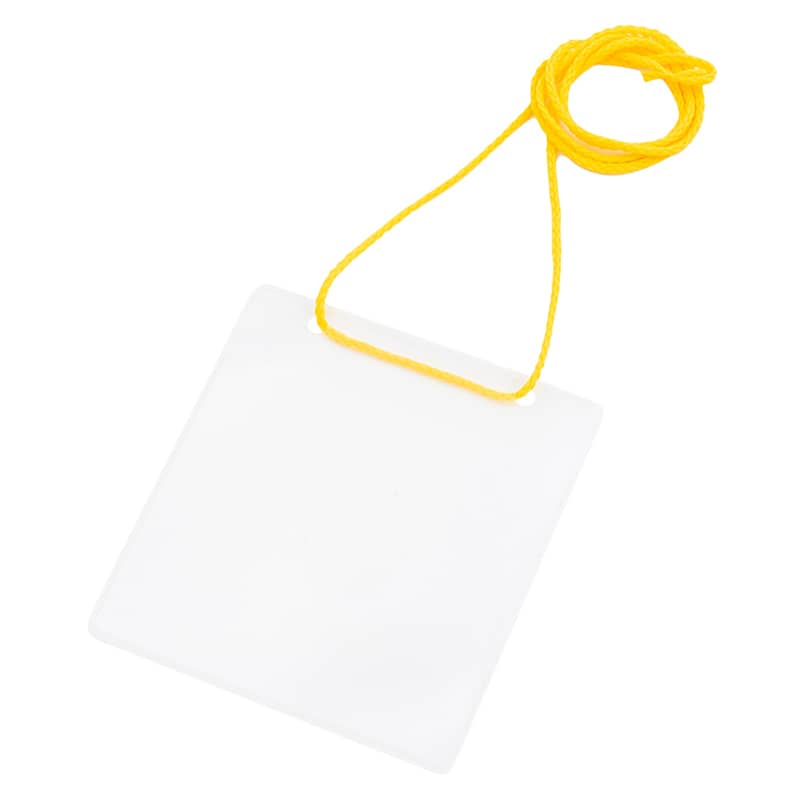 ハピラ イベント用名札 50枚入 イエロー TKNE50YE 1束（ご注文単位1束）【直送品】