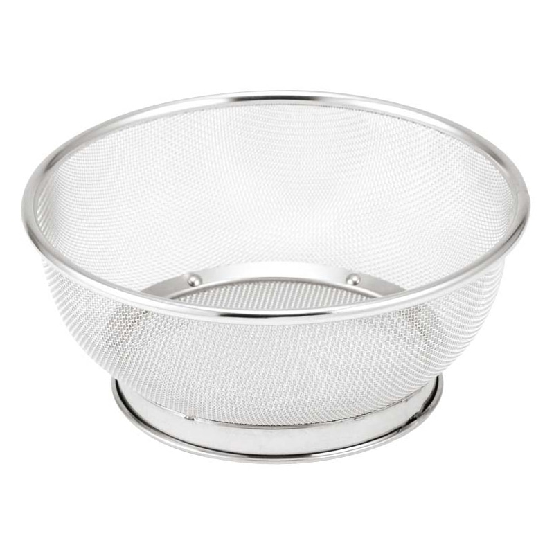 ミネックスメタル ミネックス　18-8　手無　ザル　18cm   1個（ご注文単位1個）【直送品】