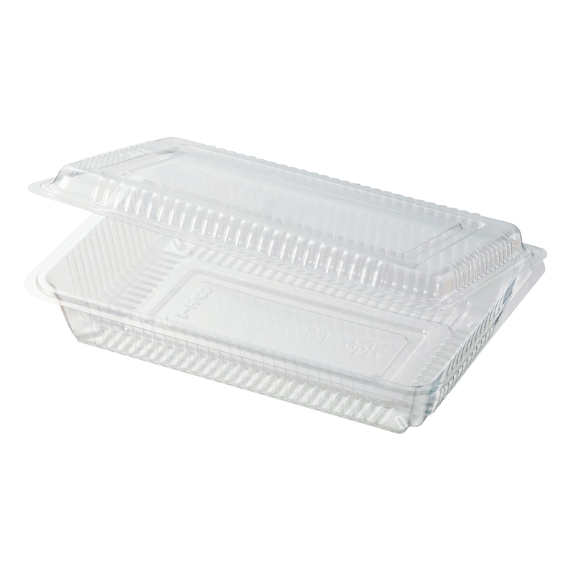 >シーピー化成 食品容器 フードパック(折蓋タイプ) H-1-B 大浅 100枚/袋