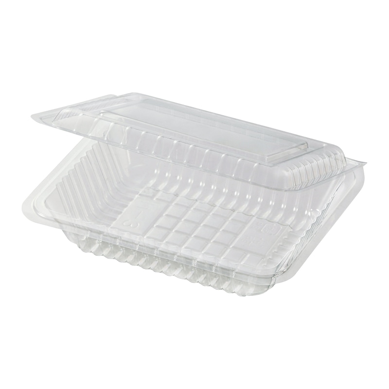 シーピー化成 食品容器 フードパック(折蓋タイプ) H-3-B 小浅 100枚/袋