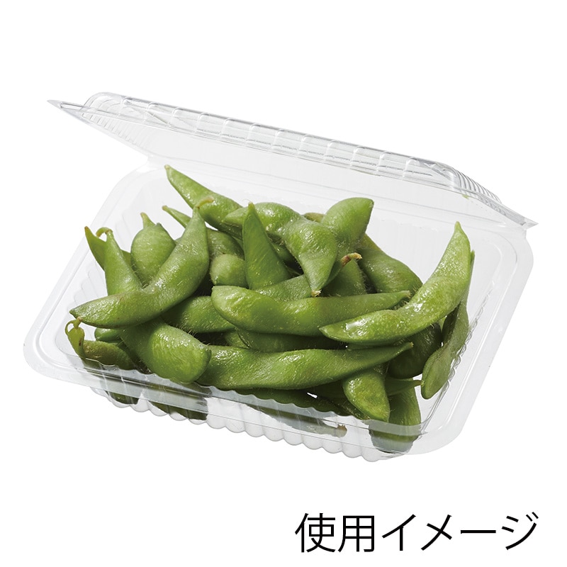 シーピー化成 食品容器 フードパック(折蓋タイプ) H-3-B 小浅 100枚/袋