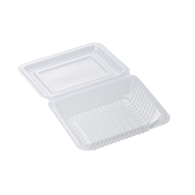 シーピー化成 食品容器 フードパック(折蓋タイプ) H-3-B 小浅 100枚/袋