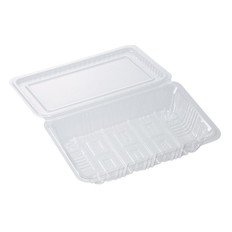 シーピー化成 食品容器 フードパック(折蓋タイプ) H-4-B 100枚/袋