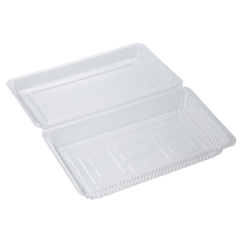 シーピー化成 食品容器 フードパック(折蓋タイプ) H-5-A 特大深 100枚/袋