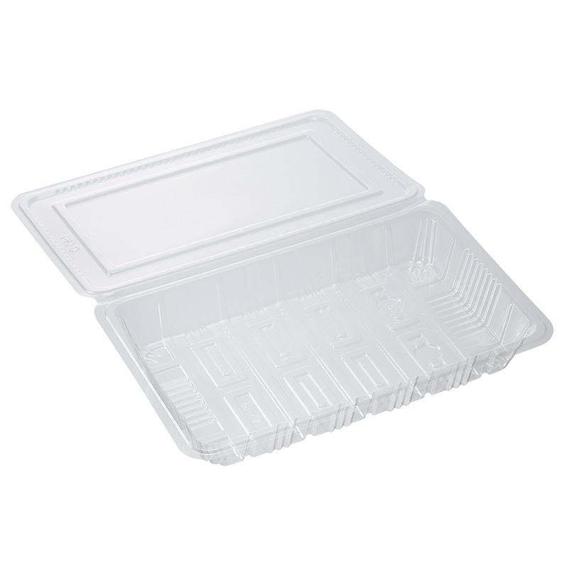 シーピー化成 食品容器 フードパック(折蓋タイプ) H-7-C 特中平 100枚/袋