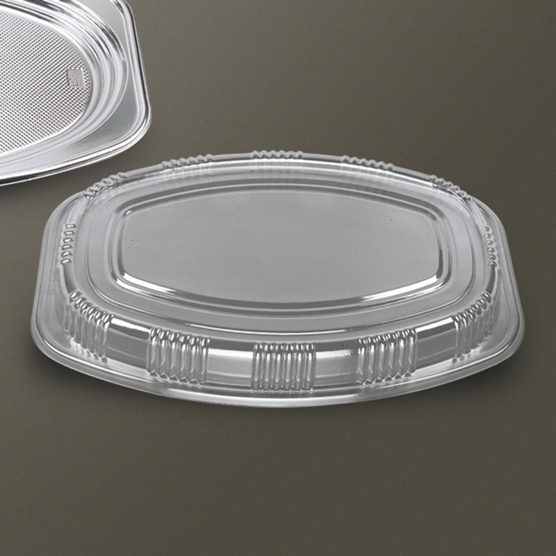 シーピー化成 パーティー皿 Z-508 透明蓋 20枚/袋