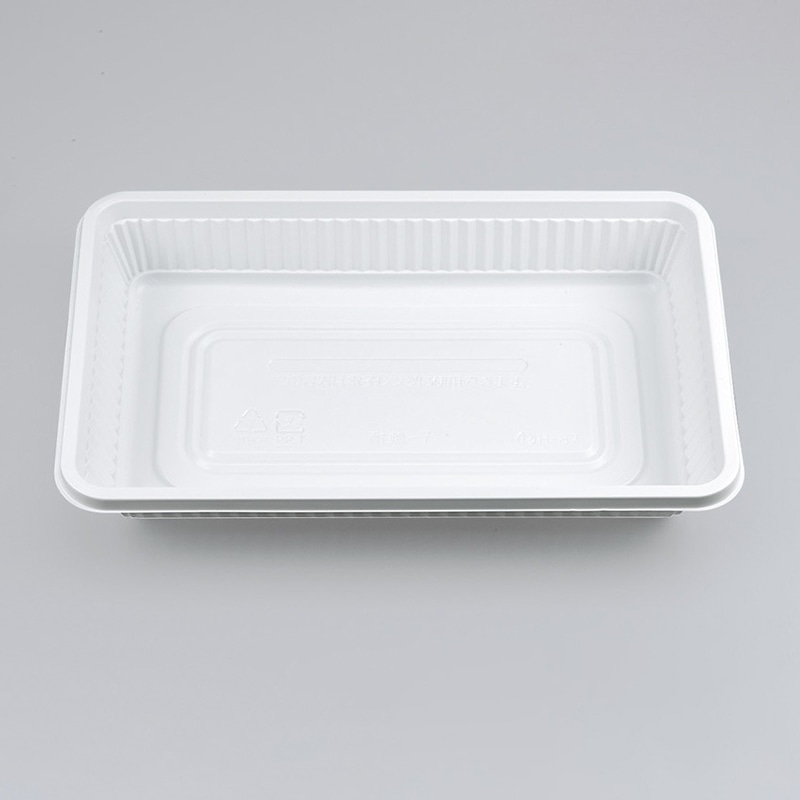 シーピー化成 米飯容器 耐熱-7 のせ蓋セット ホワイト 100枚/袋(ご注文単位12袋)【直送品】