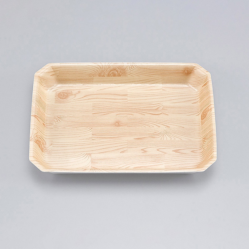 シーピー化成 汎用トレー VL145-25 ひのき 50個/袋（ご注文単位18袋）【直送品】