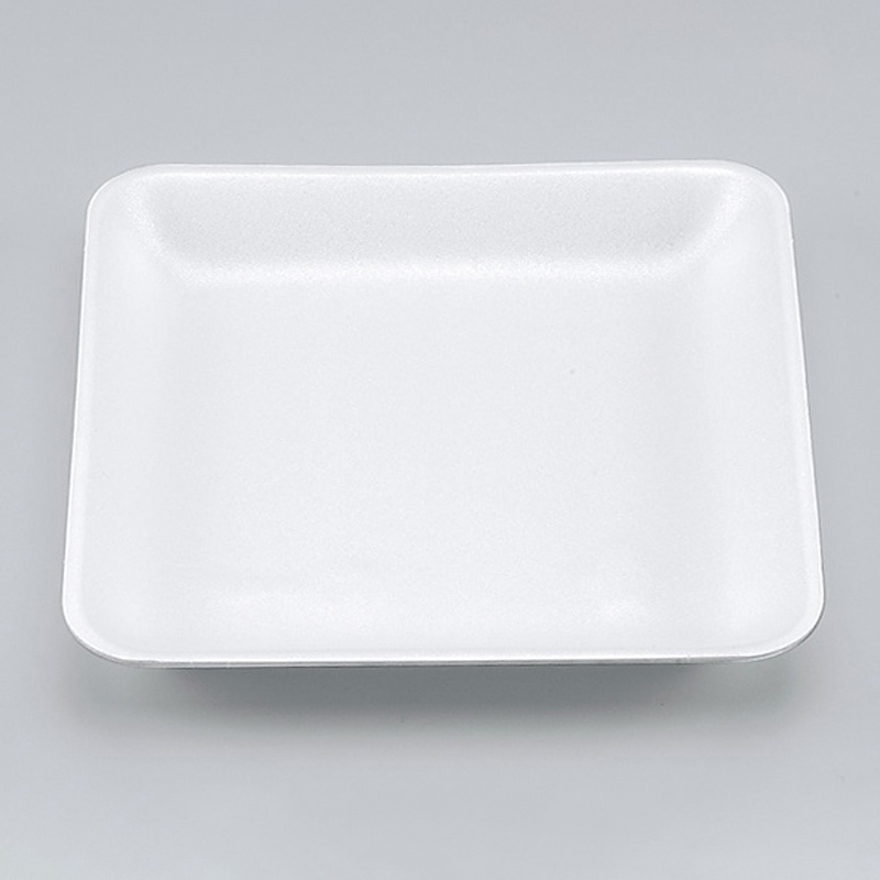 >シーピー化成 汎用トレー V-8 無地 100枚/袋(ご注文単位20袋)【直送品】