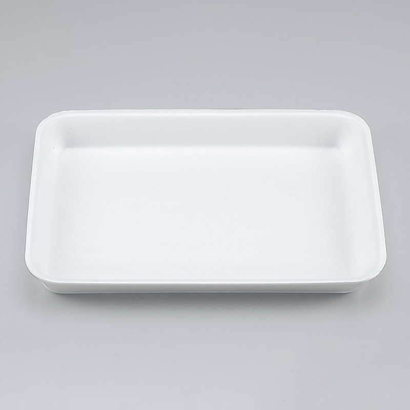 >シーピー化成 汎用トレー V-222 無地 50個/袋(ご注文単位15袋)【直送品】