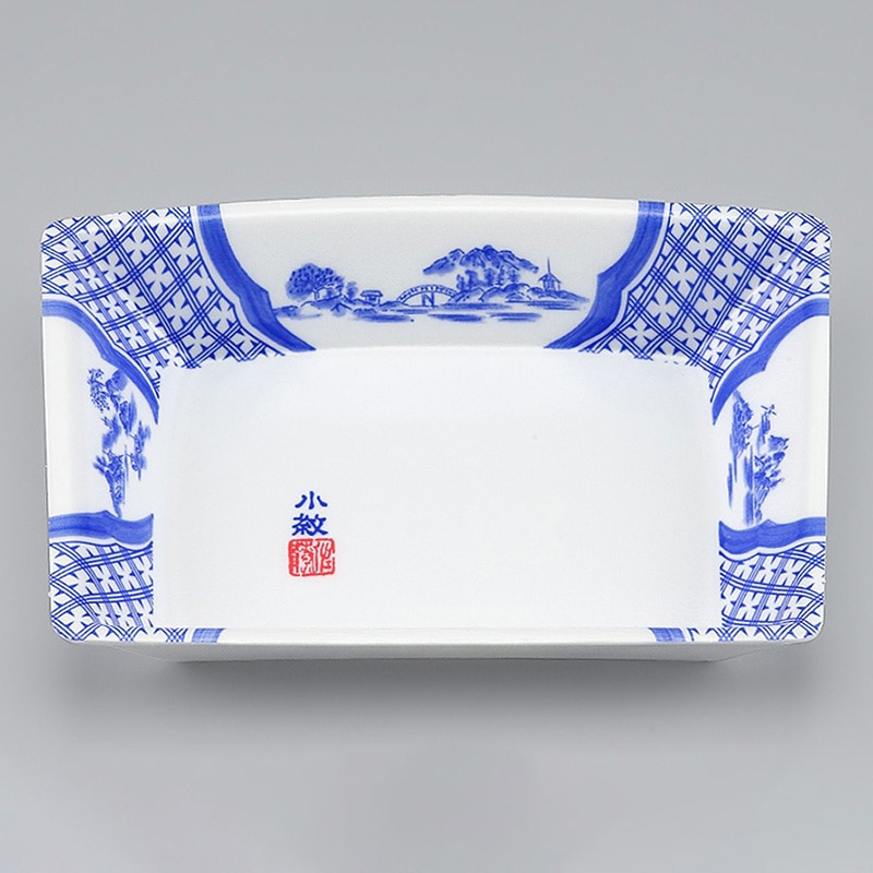 シーピー化成 刺身用トレー V-304 小紋山水 50枚/袋（ご注文単位24袋）【直送品】