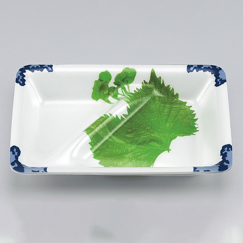 シーピー化成 刺身用トレー V-396 大葉 50枚/袋（ご注文単位10袋）【直送品】